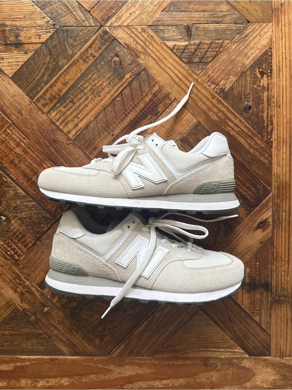 New Balance 574 Sneakers in grey/white